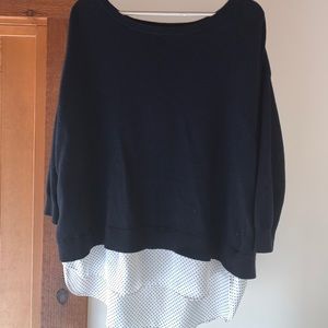 Ann Taylor Navy Sweater